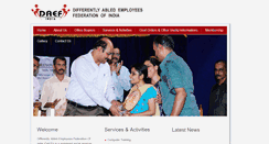 Desktop Screenshot of daefindia.com
