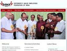 Tablet Screenshot of daefindia.com